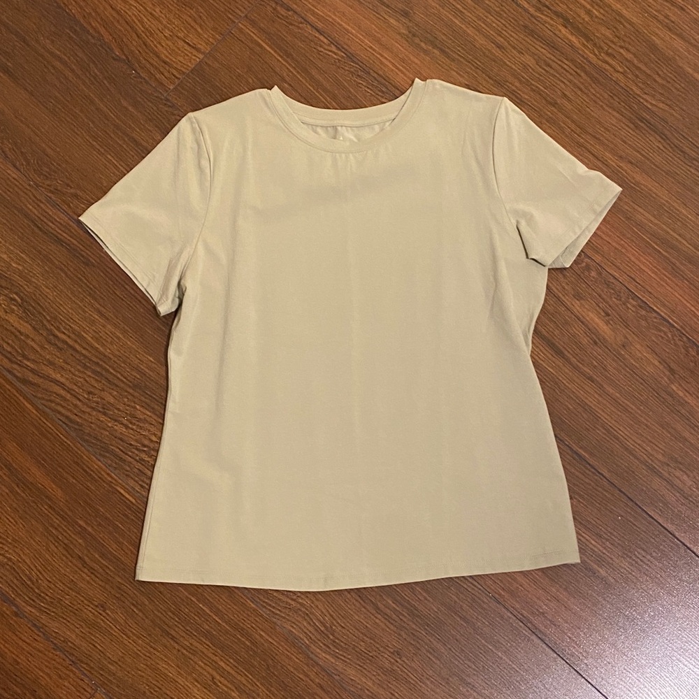 A New Day Light Olive Short Sleeve Tee